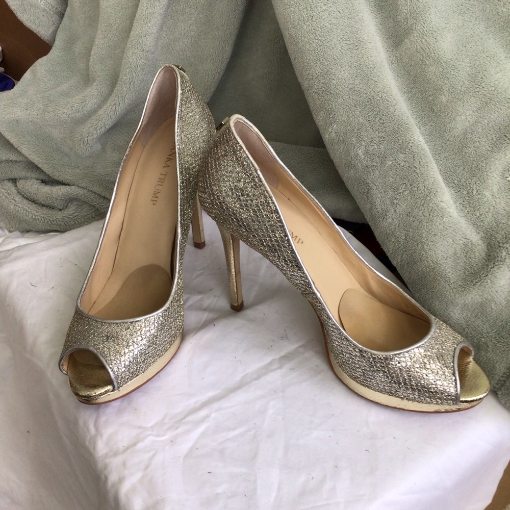Ivanka Trump Metallic Heels